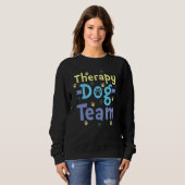 Therapy Dog Design - Therapy Dog Team_1 スウェットシャツ (正面フル)