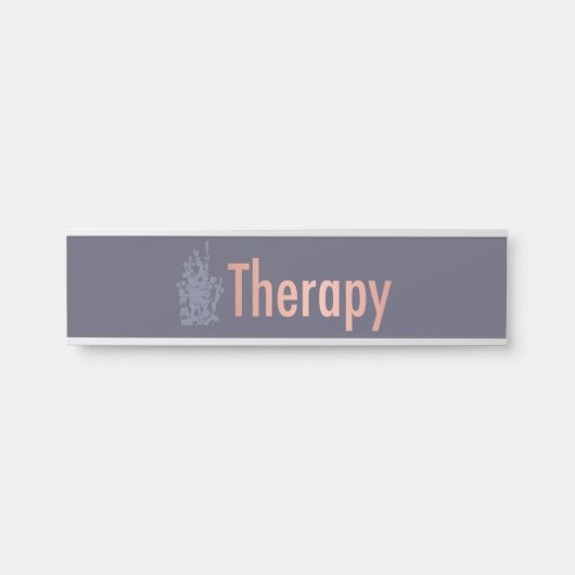 Therapy Door Sign サインプレート (正面)