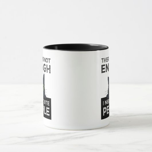 Therapy Is Not Enough - I Need To Bite People マグカップ (中央)