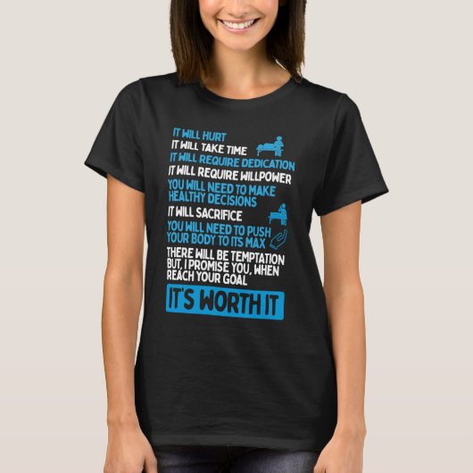 Therapy Its worth it Healthcare Physical Therapist Tシャツ (正面)