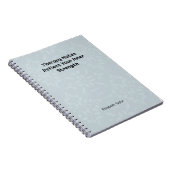 Therapy Notes Reflect Your Inner Strength ノートブック (右側)