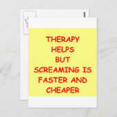 THERAPY.png ポストカード (正面/裏面)