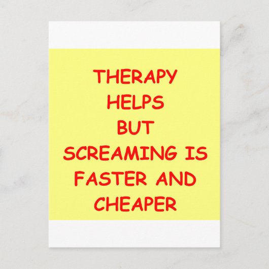 THERAPY.png ポストカード (正面)