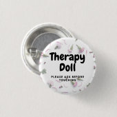 Therapy Reborn Button Please Ask Before Touching 缶バッジ (正面&裏面)