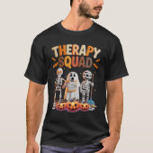Therapy Squad Halloween Ot Pt Slp Physical Therapi Tシャツ (正面)