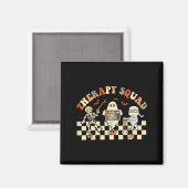 Therapy Squad Slp Ot Pt Ghost Halloween Nurse Cost マグネット (正面/裏面)