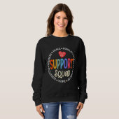 Therapy Team PT OT & SLP Support Squad Therapist スウェットシャツ (正面フル)