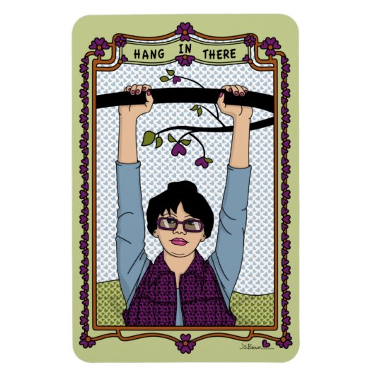 There_つるA_4x6冷蔵庫磁石 マグネット (縦)