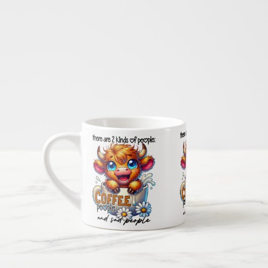 There Are 2 Kinds of People Coffee People and Sad  エスプレッソカップ (左)