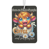 There Are 2 Kinds of People Coffee People and Sad  カーエアーフレッシュナー (裏面)