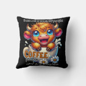 There Are 2 Kinds of People Coffee People and Sad  クッション (裏面)