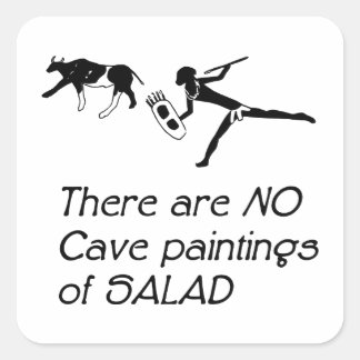 There Are No Cave Paintings of Salad スクエアシール