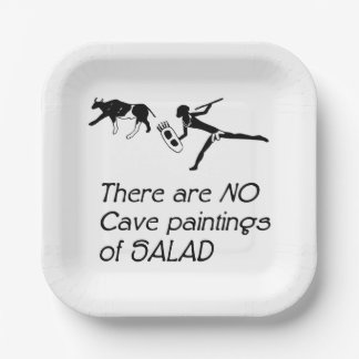 There Are No Cave Paintings of Salad ペーパープレート