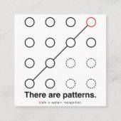 There_are_patterns スクエア名刺 (正面)