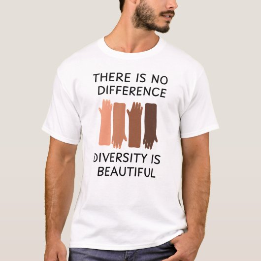 There I No Diversity Tシャツ (正面)