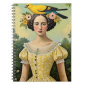 There is a bird on my head | Notebook Journal ノートブック (正面)