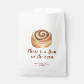 There is a Bun in the oven Baby Shower フェイバーバッグ (正面)