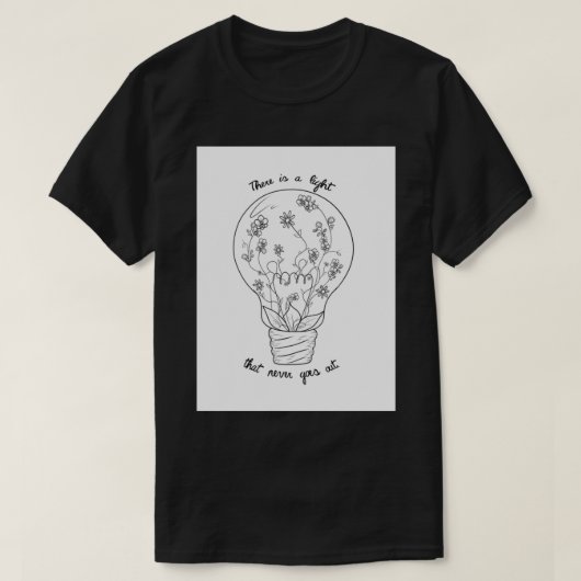 There Is A Light That Never Goes out The Smiths Ly Tシャツ (デザイン正面)