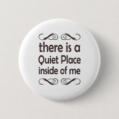 there is a quiet place inside of me 缶バッジ (正面)