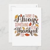 There is always something to be thankful for シーズンポストカード (正面/裏面)