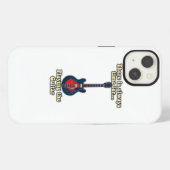 There is always time for playing the guitar iPhoneケース (裏面横)