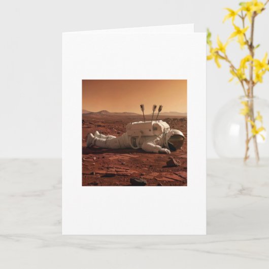 THERE IS LIFE ON MARS  カード (黄色い花)