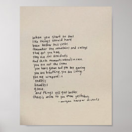 There Is More To You Than Yesterday - A Poem ポスター