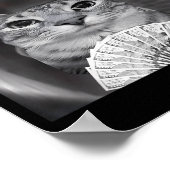 There Is Motion At Your Front Door Funny Cat Motio ポスター (角)