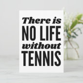 There is no life without tennis. カード (スタンド正面)
