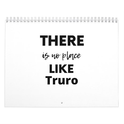 there is no place like Truro カレンダー (カバー)