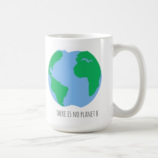 There is no Planet B - Earth  Coffee Mug コーヒーマグカップ (右)