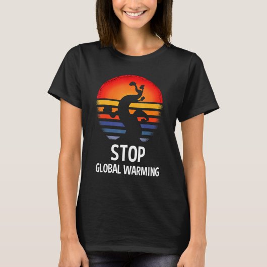 There Is No Planet B Global Warming Climate Change Tシャツ (正面)