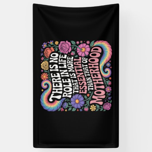 There Is No Role In Life That Is More Essential 横断幕 (縦)