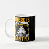 There Is Nothing Billiards Can't Fix - Pool Billia コーヒーマグカップ (左)