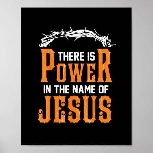 There is power in the name of Jesus ポスター (正面)