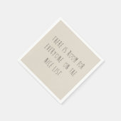 There is room for everyone on the nice list スタンダードカクテルナプキン (角)