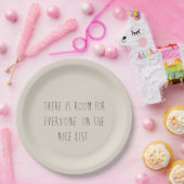 There is room for everyone on the nice list ペーパープレート (パーティー)