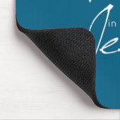 There Is Wer In The Name Of Jesus Christian  マウスパッド (コーナー)