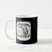 There It Goes My Last Flying Skeletons Funny Hallo コーヒーマグカップ (左)