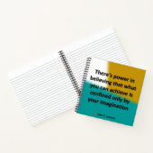 "There Power in 信じ's" – ジャーナル・ブック ノートブック (内部)