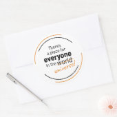 There’s a Place For Everyone In the Universe ラウンドシール (封筒)