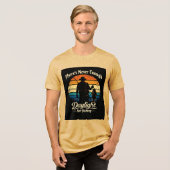 There’s Never Enough Daylight For Fishing トライブレンドＴシャツ (正面全面)