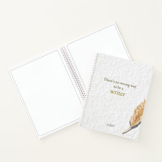 There’s No Wrong Way to Be a Writer ノートブック (内部)