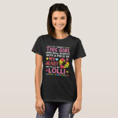 There s This Girl She Calls Me Lolli Autism Awaren Tシャツ (正面フル)