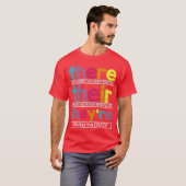 There Their TheyRe 英語の文法教師のユーモア Tシャツ (正面フル)