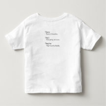 There Their They're Tシャツ