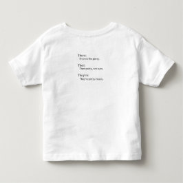 There Their They're Tシャツ