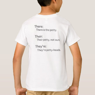 There Their They're Tシャツ