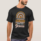 There Was Jesus Christian Religion Religious Rainb Tシャツ (正面)