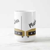 Thereminのパーソナライズなマグ コーヒーマグカップ (中央)